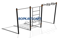 Спортивный комплекс воркаут ВС-129 в Ульяновске