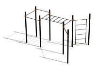 Спортивный комплекс воркаут ВС-117 в Ульяновске