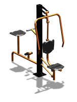 Уличный тренажер "Жим от груди Вело" УТ321 в Ульяновске