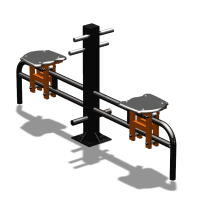 Уличный тренажер  "Каталка двойная"   УТ215 в Ульяновске