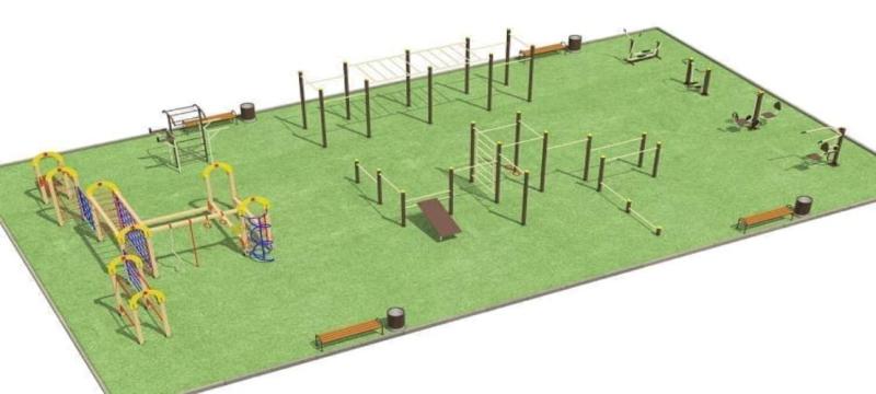 Проект спортивной площадки для любого возраста - 1 096 200 рублей. в Ульяновске