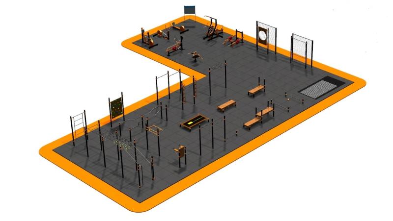 Дизайн проект спортплощадки Угловая в Ульяновске