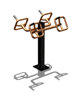 Уличный тренажер  "Штурвал двойной"  УТ201 в Ульяновске