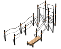 Спортивный комплекс воркаут ВС-194 в Ульяновске