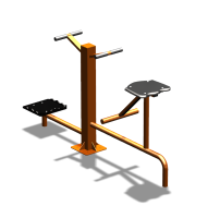 Уличный тренажер "Твистер стоя Твистер сидя" УТ323 в Ульяновске