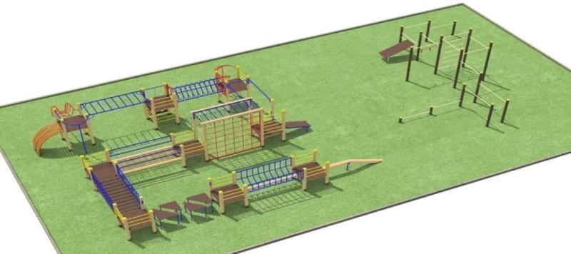 Проект спортплощадки с полосой препятствий - 1 178 100 рублей в Ульяновске