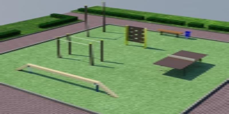 Проект спортплощадки мини спорт  в Ульяновске