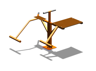 Уличный тренажер "Пресс Гиперэкстензия" УТ327 в Ульяновске
