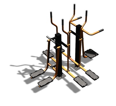 Уличный тренажер "Шпагат Маятник Лыжник двойной" УТ335 в Ульяновске