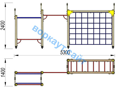 Детский спортивный комплекс Атлет ДСК 3106 в Ульяновске