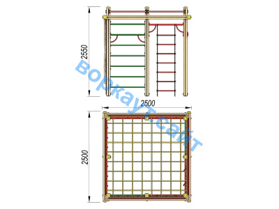 Детский спортивный комплекс ДСК 3110 в Ульяновске Детский спортивный комплекс ДСК 3110 в Ульяновске