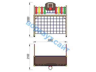 Детский спортивный комплекс ДСК 3101 в Ульяновске