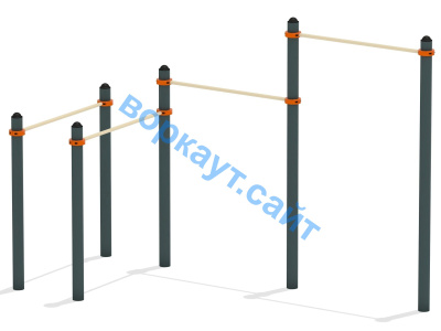 Турник двойной с брусьями ВС-17 в Ульяновске