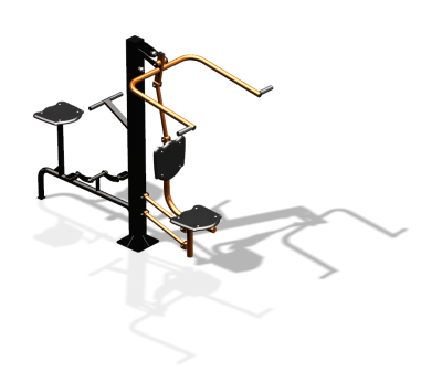 Уличный тренажер "Верхняя тяга Вело" УТ340 в Ульяновске