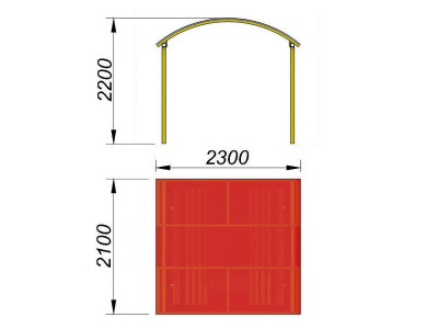 Навес судейский МАФ 4004 в Ульяновске