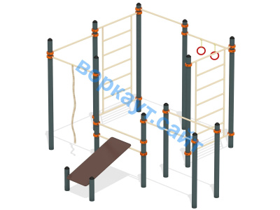 Спортивный комплекс воркаут ВС-47 в Ульяновске