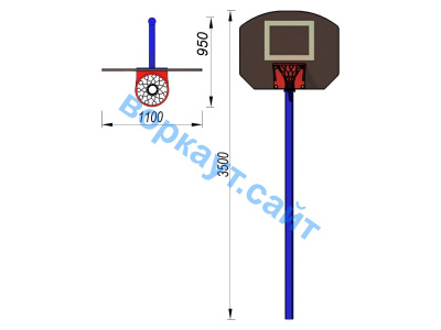 Баскетбольный щит СИО 3510 в Ульяновске