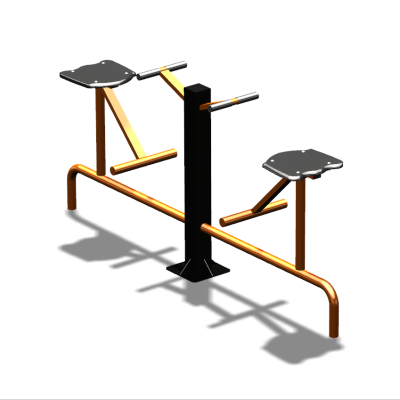 Уличный тренажер  "Твистер сидя двойной"   УТ216 в Ульяновске