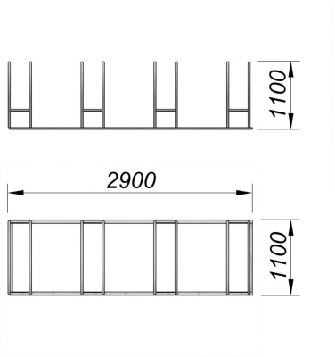 Велопарковка МАФ 6002 в Ульяновске