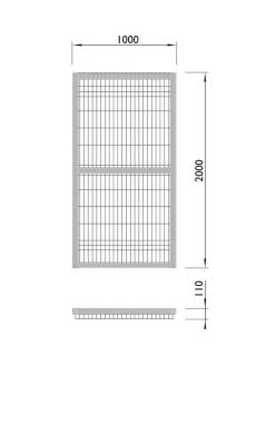 Калитка спортивной площадки МАФ 5105 в Ульяновске