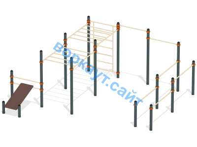 Спортивный комплекс воркаут ВС-50 в Ульяновске