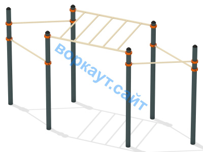 Турник разноуровневый с рукоходом ВС-26 в Ульяновске