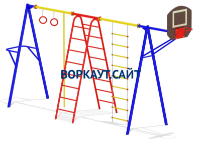 Гимнастический комплекс с баскетбольным щитом МАФ 3001 в Ульяновске Гимнастический комплекс с баскетбольным щитом МАФ 3001 в Ульяновске