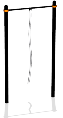 Турник с гимнастическим канатом ВС-34 в Ульяновске