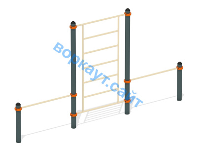 Шведская стенка с перекладинами ВС-13 в Ульяновске
