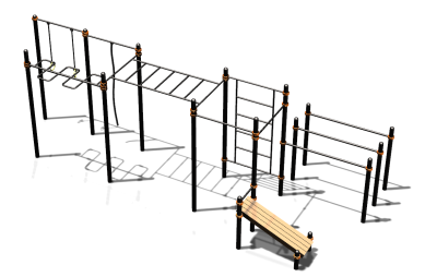 Спортивный комплекс воркаут ВС-77 в Ульяновске