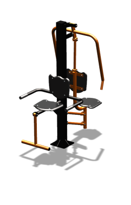 Уличный тренажер "Жим от груди Флекс" УТ324 в Ульяновске
