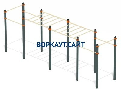 Воркаут рукоход с турниками ВС-23 в Ульяновске