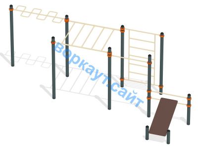 Спортивный комплекс воркаут ВС-45 в Ульяновске