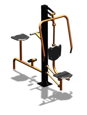 Уличный тренажер "Жим от груди Вело" УТ321 в Ульяновске