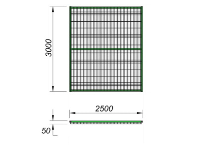 Ограждение спортивной площадки 2500х3000 МАФ 5103 в Ульяновске