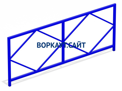 Ограждение площадки МАФ 5001 в Ульяновске