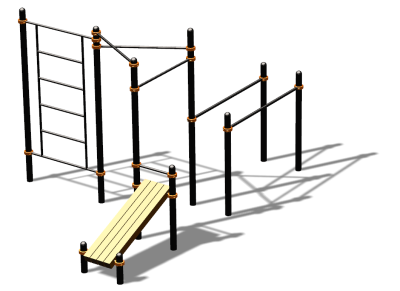 Спортивный комплекс воркаут ВС-140 в Ульяновске