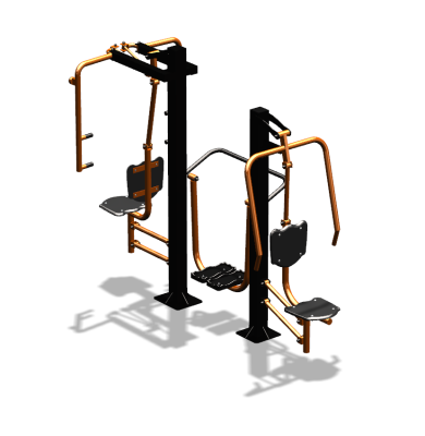 Уличный тренажер "Жим от себя Шагомер Баттерфляй" УТ303 в Ульяновске