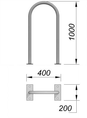 Велопарковка МАФ 6001 в Ульяновске