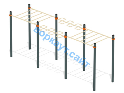 Воркаут комплекс рукоходов ВС-22 в Ульяновске