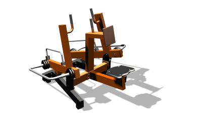 Силовой уличный тренажер  "Рычажная тяга"  УТ419 (тренажер находится на оптимизации у производства  и внешне может отличится от заявленной картинки в Ульяновске