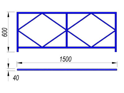 Ограждение площадки МАФ 5001 в Ульяновске