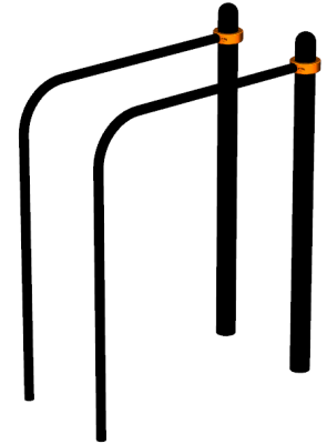 Воркаут брусья приставные ВС-39 в Ульяновске