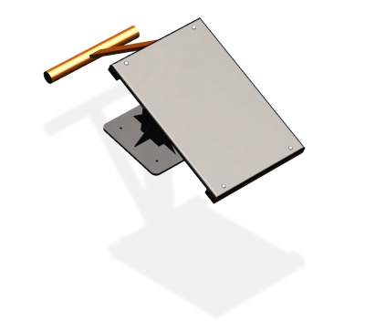 Уличный тренажер "Скамья для пресса" УТ 121 в Ульяновске