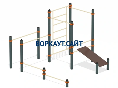 Спортивный комплекс воркаут ВС-43 в Ульяновске
