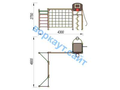 Детский спортивный комплекс ДСК 3112 в Ульяновске