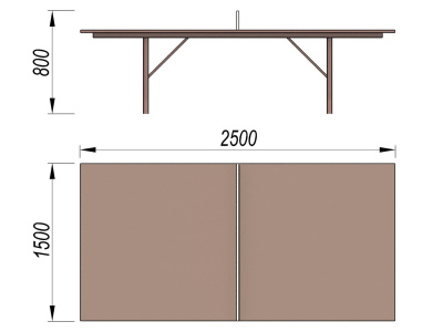 Теннисный стол МАФ 3517 в Ульяновске