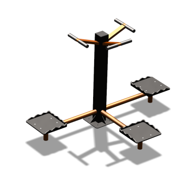 Уличный тренажер "Твистер тройной" УТ337 в Ульяновске
