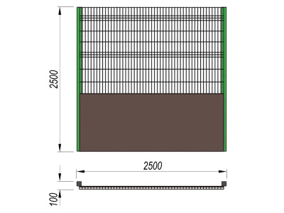 Ограждение хоккейной коробки МАФ 5202 в Ульяновске